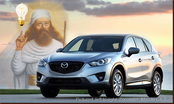 Mazda, Thomas Edison and one far-out Zoroastrian connection