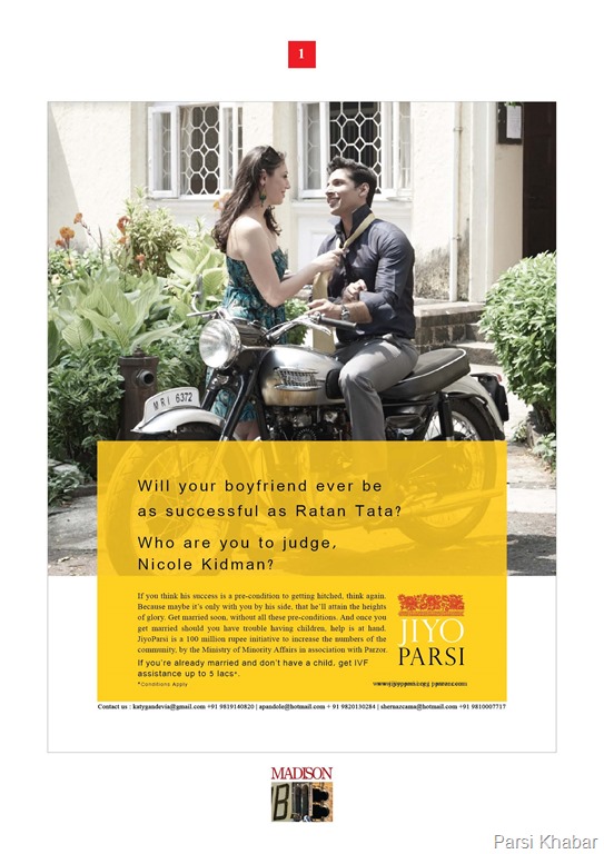 Jiyo Parsi Ad Campaign