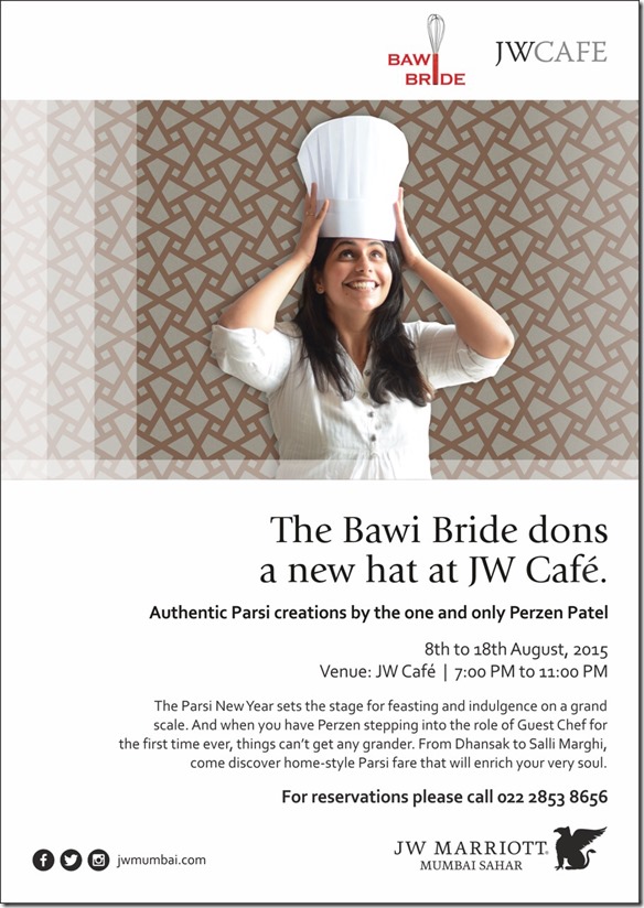 Bawi Bride Kitchen Brings Parsi Food Festival to J W Marriott Hotel in Mumbai
