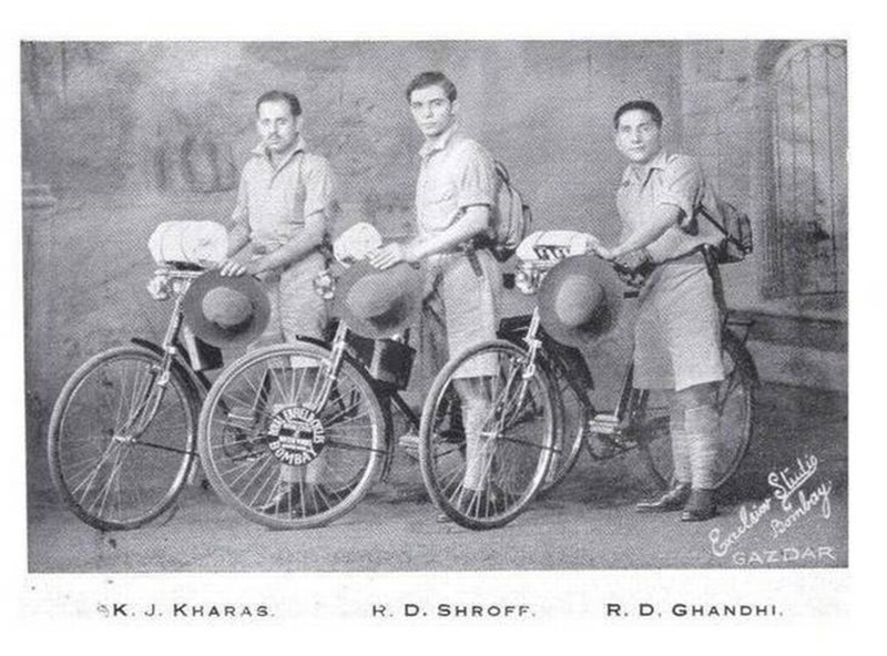 10 Indians in the 1920s-30s went on cycling expeditions; 7 succeeded