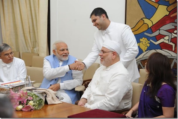 Parsi Delegation Meets PM Narendra Modi On Navroz