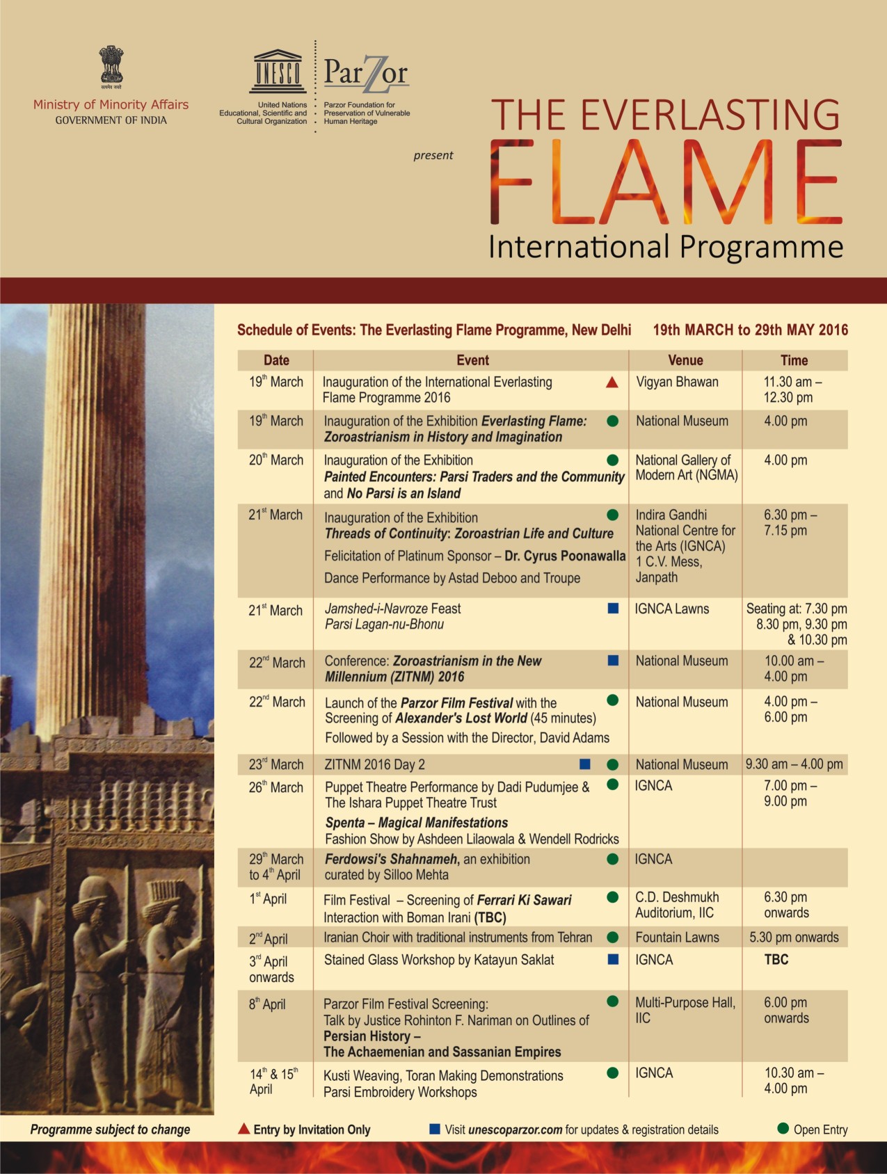 The Everlasting Flame International Programme