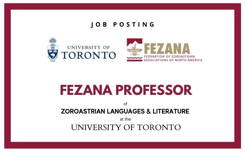 Job Posting for Associate Professor: FEZANA Professorship in Zoroastrian Languages and Literature