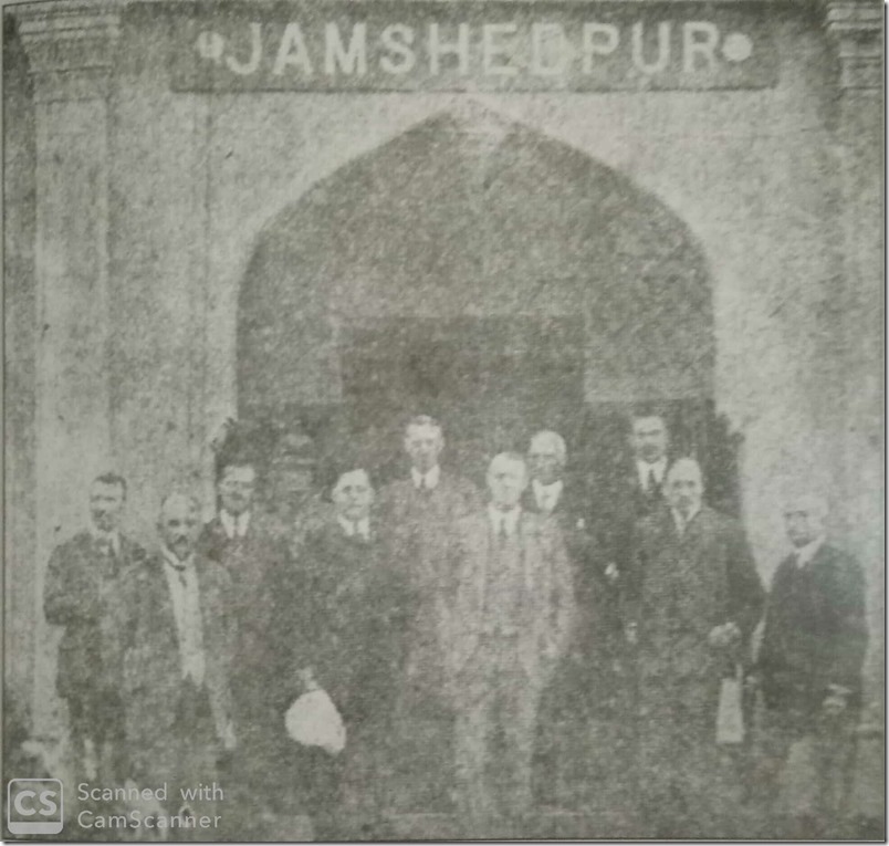 Lord Chelmsford, Viceroy of India at Jamshedpur.