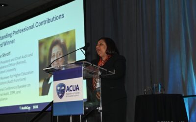 Nilufer Shroff Honored by ACUA with the Outstanding Professional Contributions Award