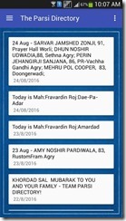 The Parsi Directory Android App