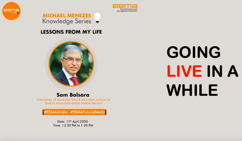 Sam Balsara: Lessons From My Life