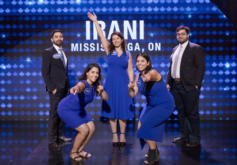 The Irani family (Shahveer, Behroze, Tanya, Delara & Danny)