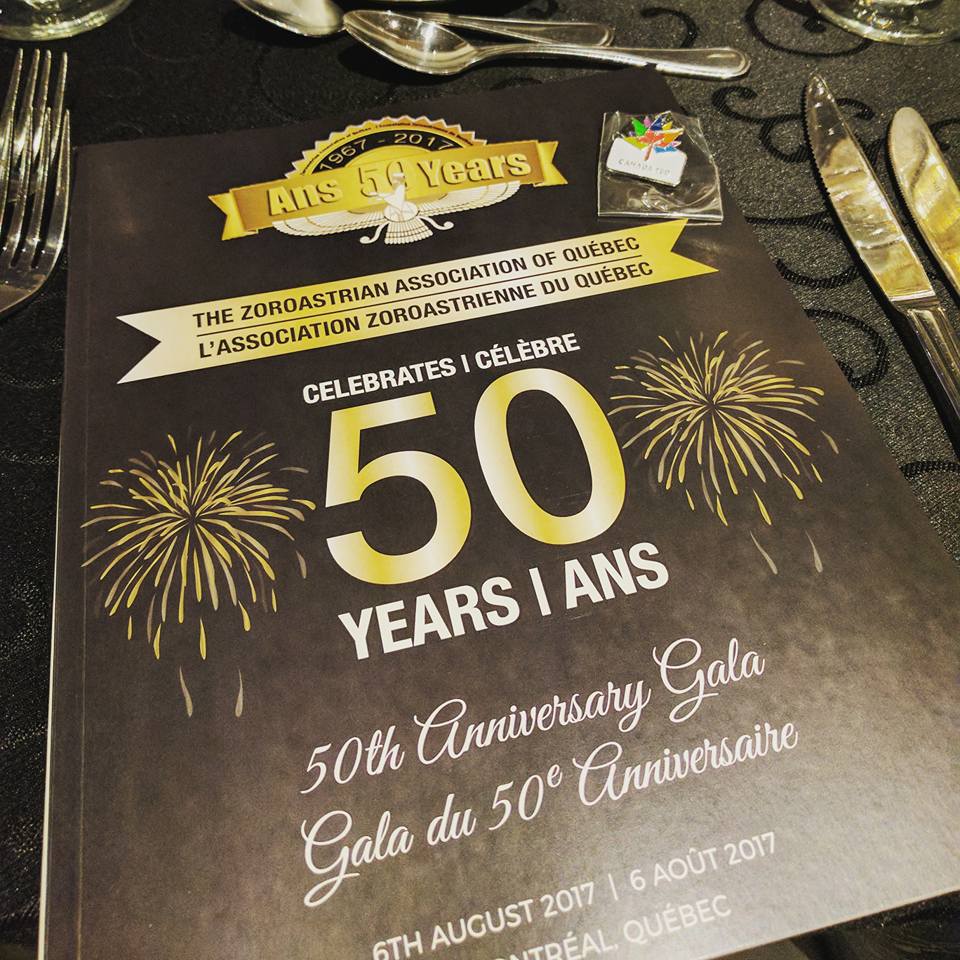 Zoroastrian Association of Quebec Celebrates Golden Jubilee at Glittering Gala in Montreal