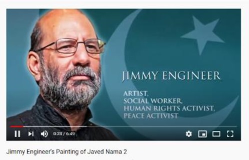 Video Honours famous Pakistani Artist Jimmy Fali Engineer