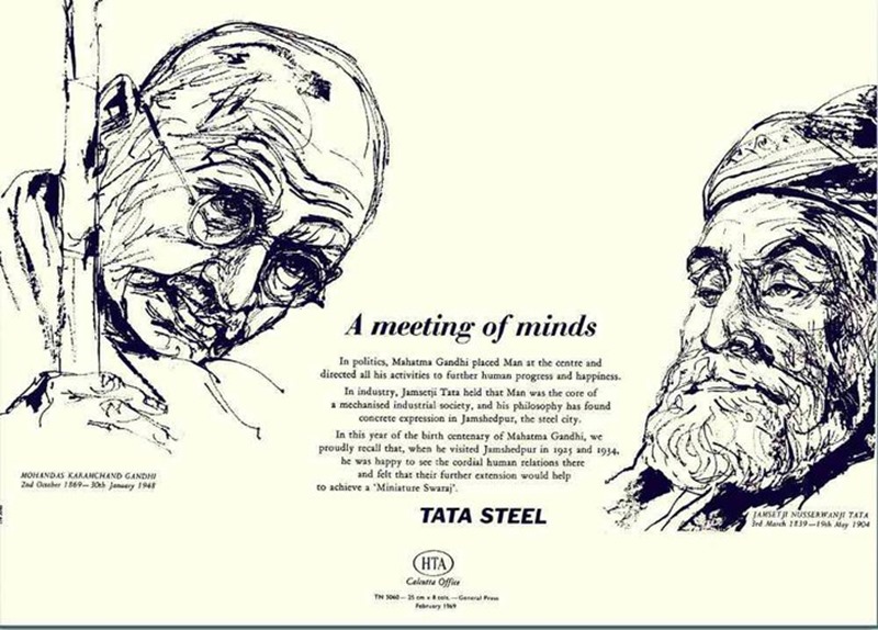 A Meeting of minds. An ad by Tata Steel