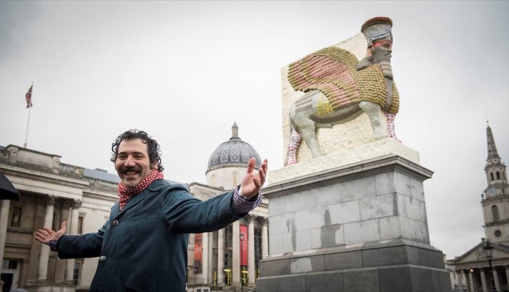 In London, This Artist Rebuilt a Mythical Sculpture Destroyed by ISIS