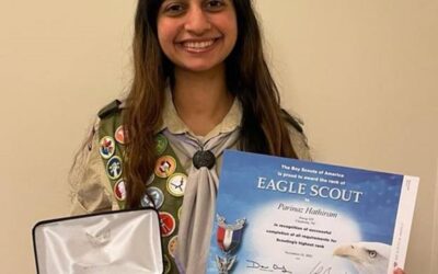 Parinaz Hathiram: First Zarathushti Girl to be Awarded the Eagle Scout Award in the USA