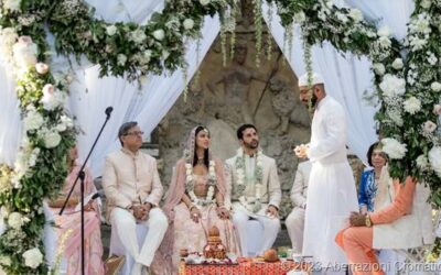 This Hindu-Zoroastrian wedding in Tuscany was a celebration of culture, food and music