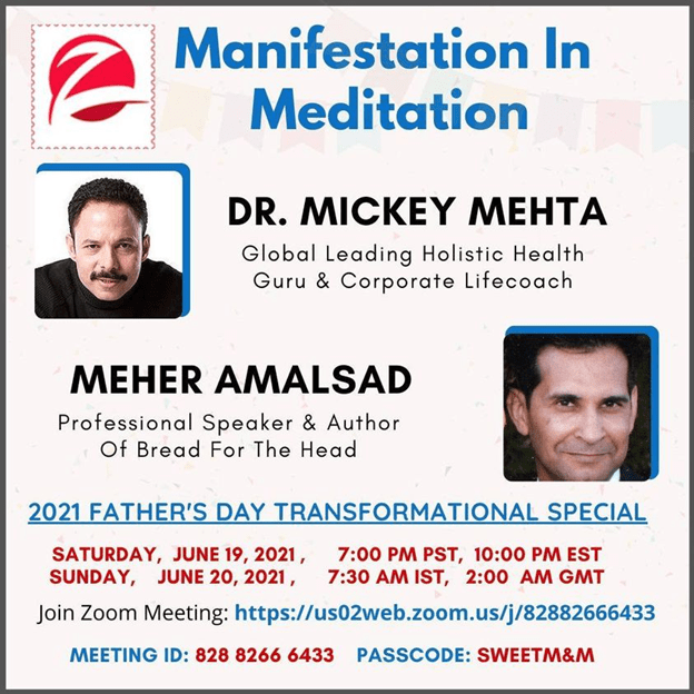 Manifestation in Meditation: A Father’s Day Special Virtual Event