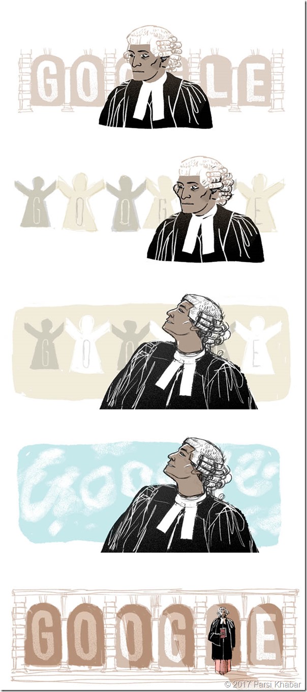 Google Doodle on Cornelia Sorabji’s 151st Birthday