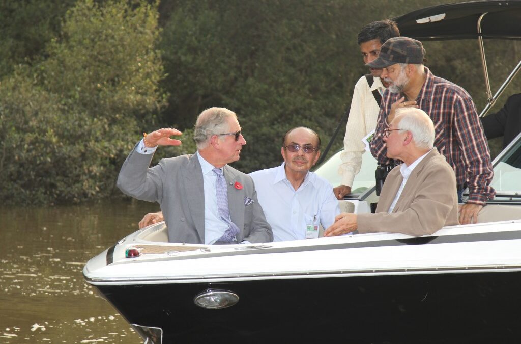 Prince Charles Visits the Godrej Mangroves