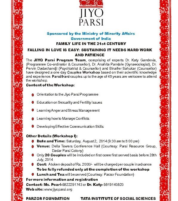 Jiyo Parsi Workshop: Family Life in the 21st Century