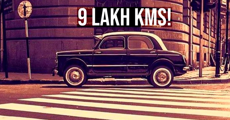 This Indian Fiat 1100 owned by Anosh and Fram Dhondy has done over 9 lakh kms