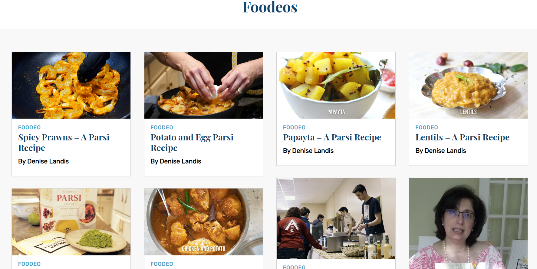 Niloufer Mavalvala’s Food videos featured on FOODEOS