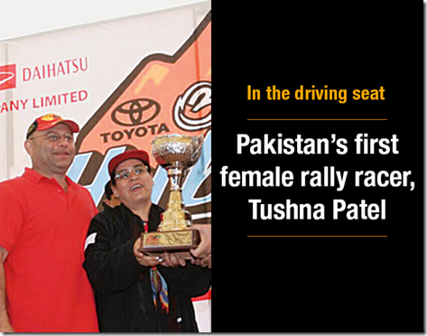 Pakistan’s first female rally racer: Tushna Patel
