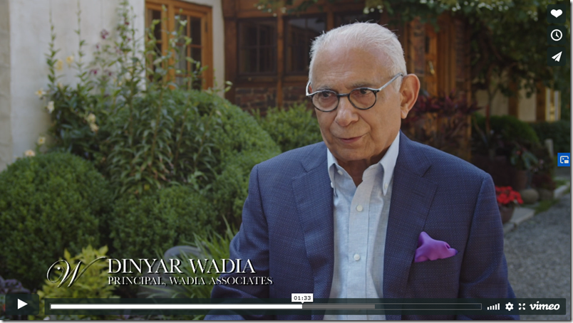 The Wadia Way: Architect Dinyar Wadia Talks About the Process of Design