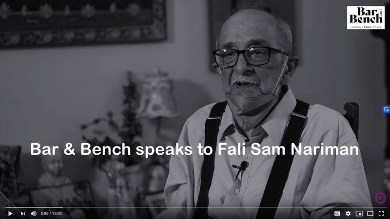 Fali Sam Nariman: Views on Migrant Crisis, Law Officer, Emergency and much more