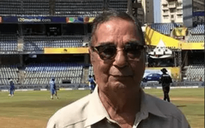 Former international cricket umpire Piloo Reporter honoured