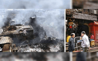 Early morning fire at godown on Ezra Street ravages Calcutta&rsquo;s oldest Parsi temple