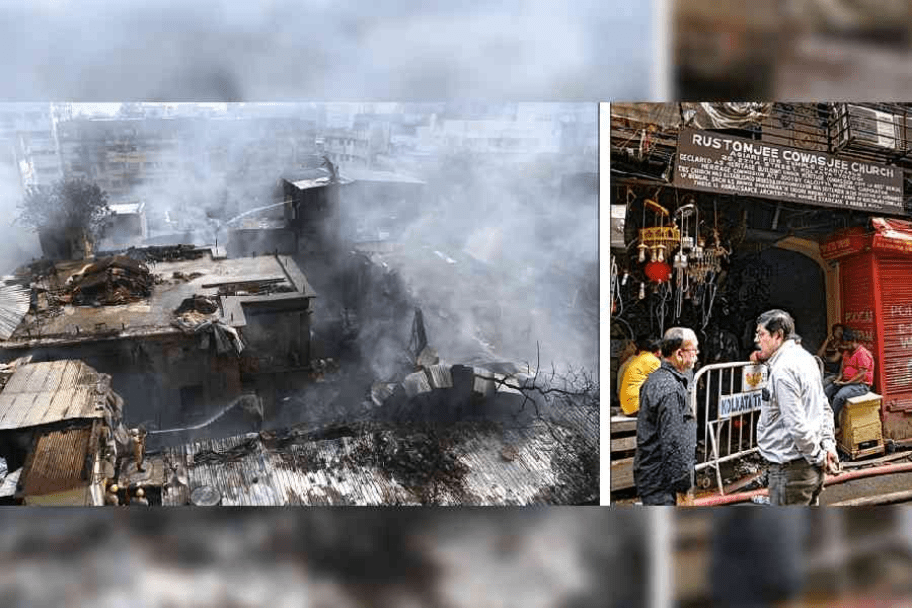 Early morning fire at godown on Ezra Street ravages Calcutta&rsquo;s oldest Parsi temple