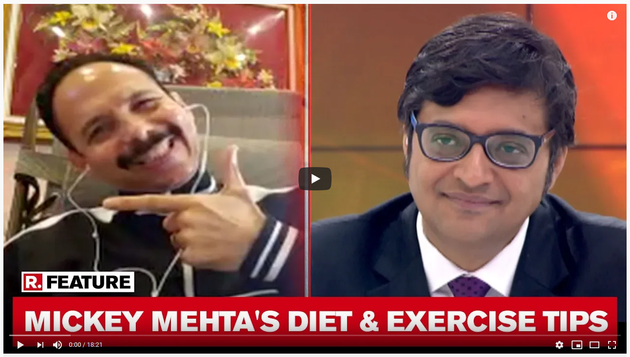 Fitness Guru Mickey Mehta Shares Diet-Exercise Tips And To Get ‘Mickeymised’ On Janta Curfew Day