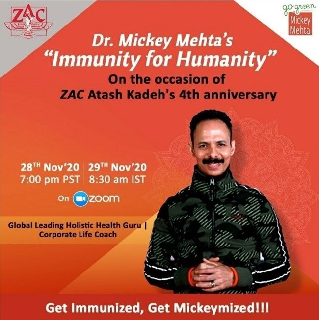 Immunity for Humanity: Mickey Mehta in Conversation with Meher Amalsad