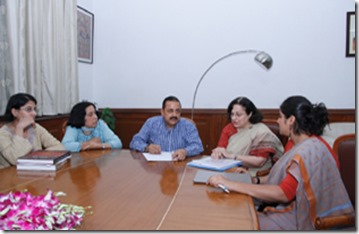 Indian Minister Dr. Jitendra Singh Meets with UNESCO PARZOR Team
