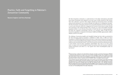 Practice, Faith and Forgetting in Pakistan’s Zoroastrian Community