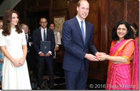 Shireen D Mistry Awarded Honorary MBE Presented by Prince William