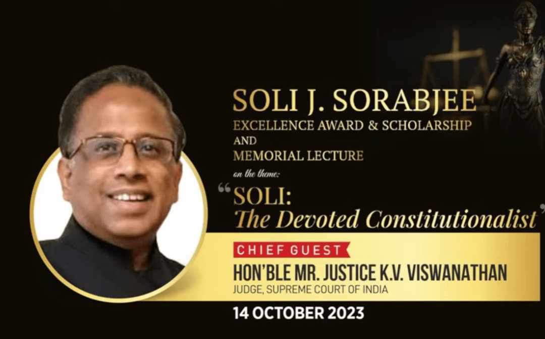Soli Sorabjee was secular, an independent Attorney General and strong opponent of hate speech: Justice KV Viswanathan